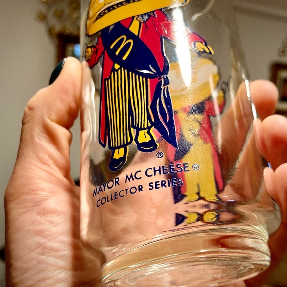 Vintage collectible McDonalds Big Mac Hamburglar drinking glasses 3 count - Picture 7 of 8